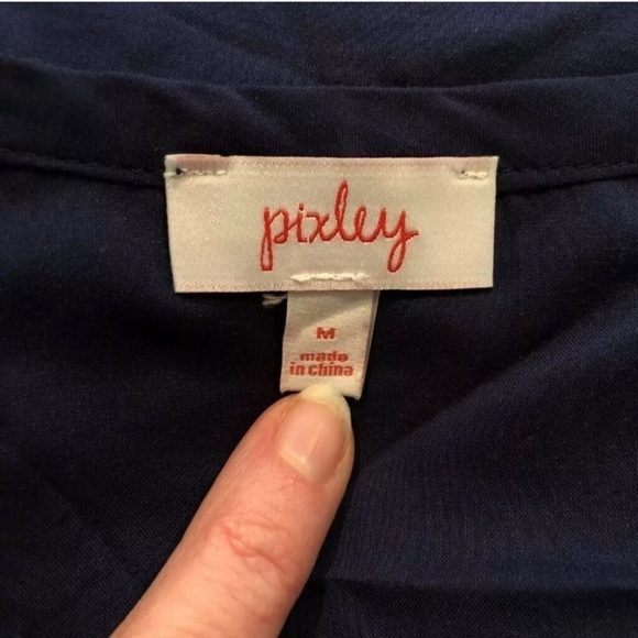 Pixley Scoop Neck Blouse, Sheer Mesh sleeve - Picture 5 of 6